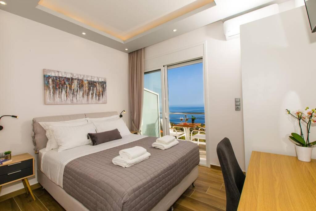 فيلا Chrysi'S Ocean View Retreat Kerames المظهر الخارجي الصورة
