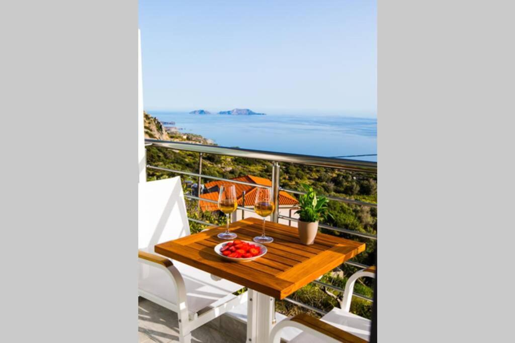 فيلا Chrysi'S Ocean View Retreat Kerames المظهر الخارجي الصورة
