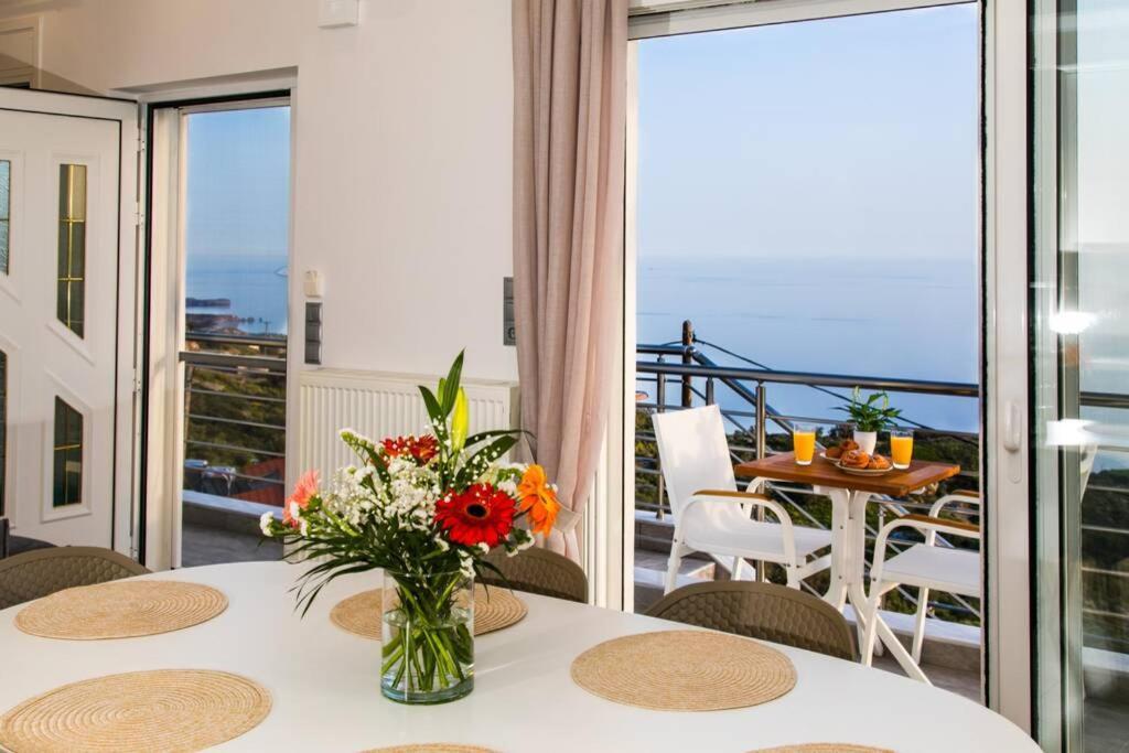فيلا Chrysi'S Ocean View Retreat Kerames المظهر الخارجي الصورة