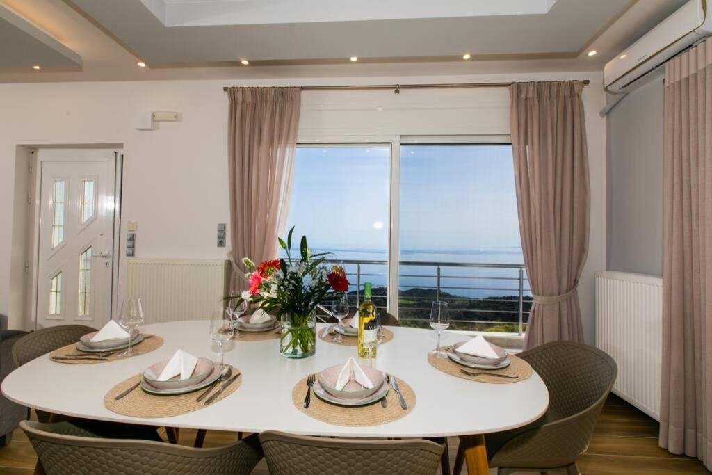فيلا Chrysi'S Ocean View Retreat Kerames المظهر الخارجي الصورة