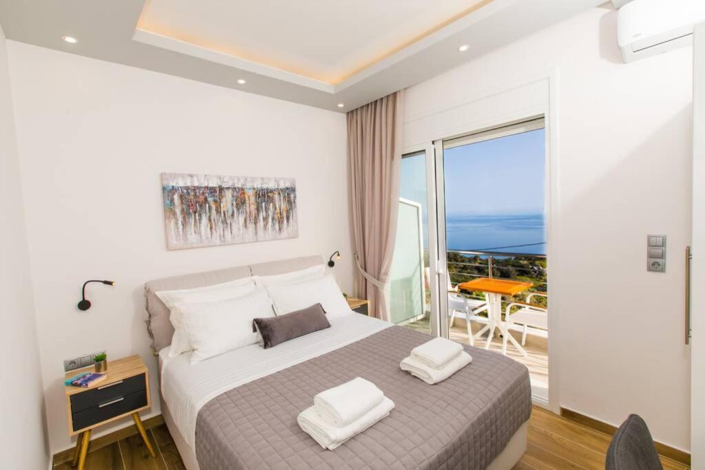 فيلا Chrysi'S Ocean View Retreat Kerames المظهر الخارجي الصورة